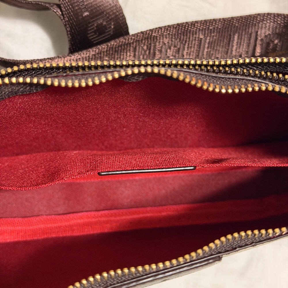 LV Kaki Monogram Canvas Multi-Accessories Pochette Bag - Picture 6 of 7